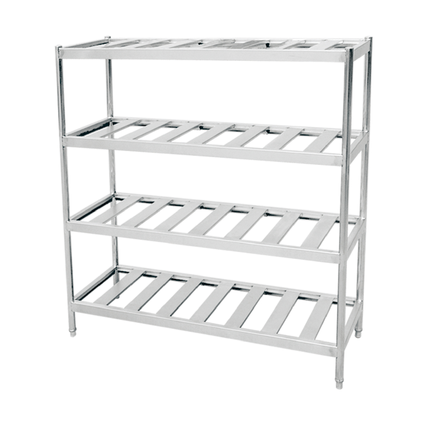 组装四层花格货架